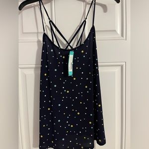 Kaileigh Navy Tank Top NWT
